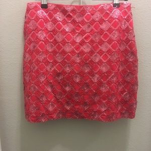 Sequined Mini Skirt